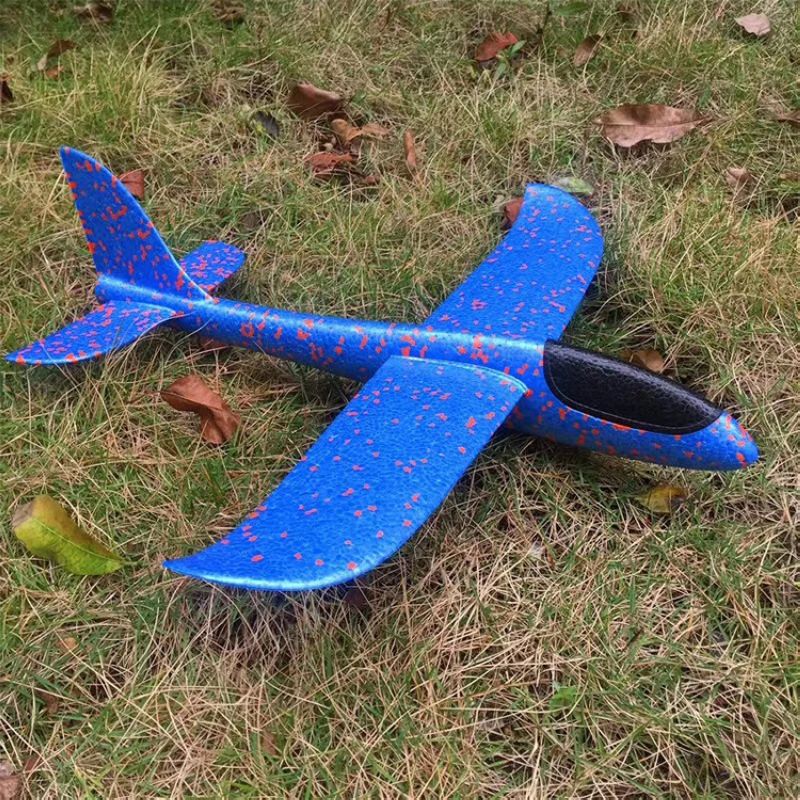 Avião Elétrico Montável Isopor Luz Led Yj-016 Vários Modelos