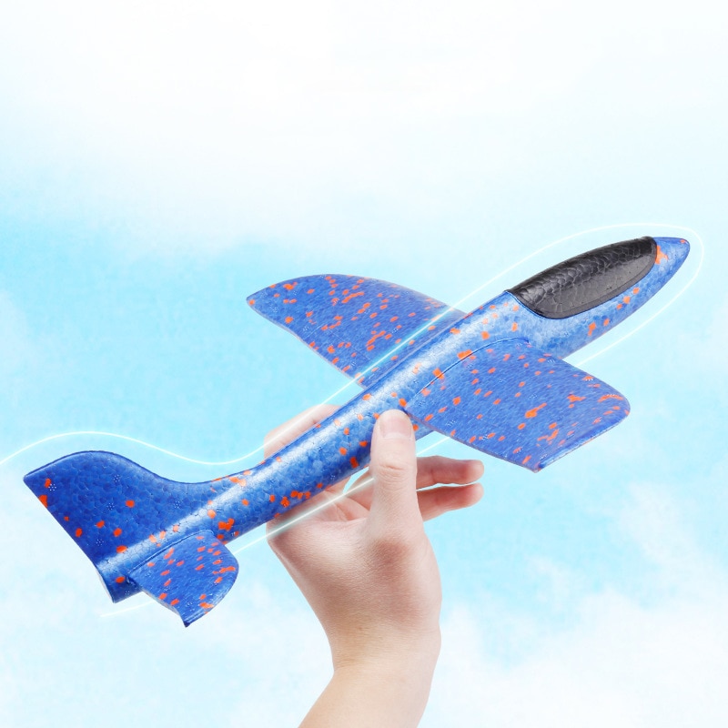 Brinquedo Avião Planador RC com LED para Crianças, Controle Remoto Isopor,  Mão Jogando Wingspan Jet, 20