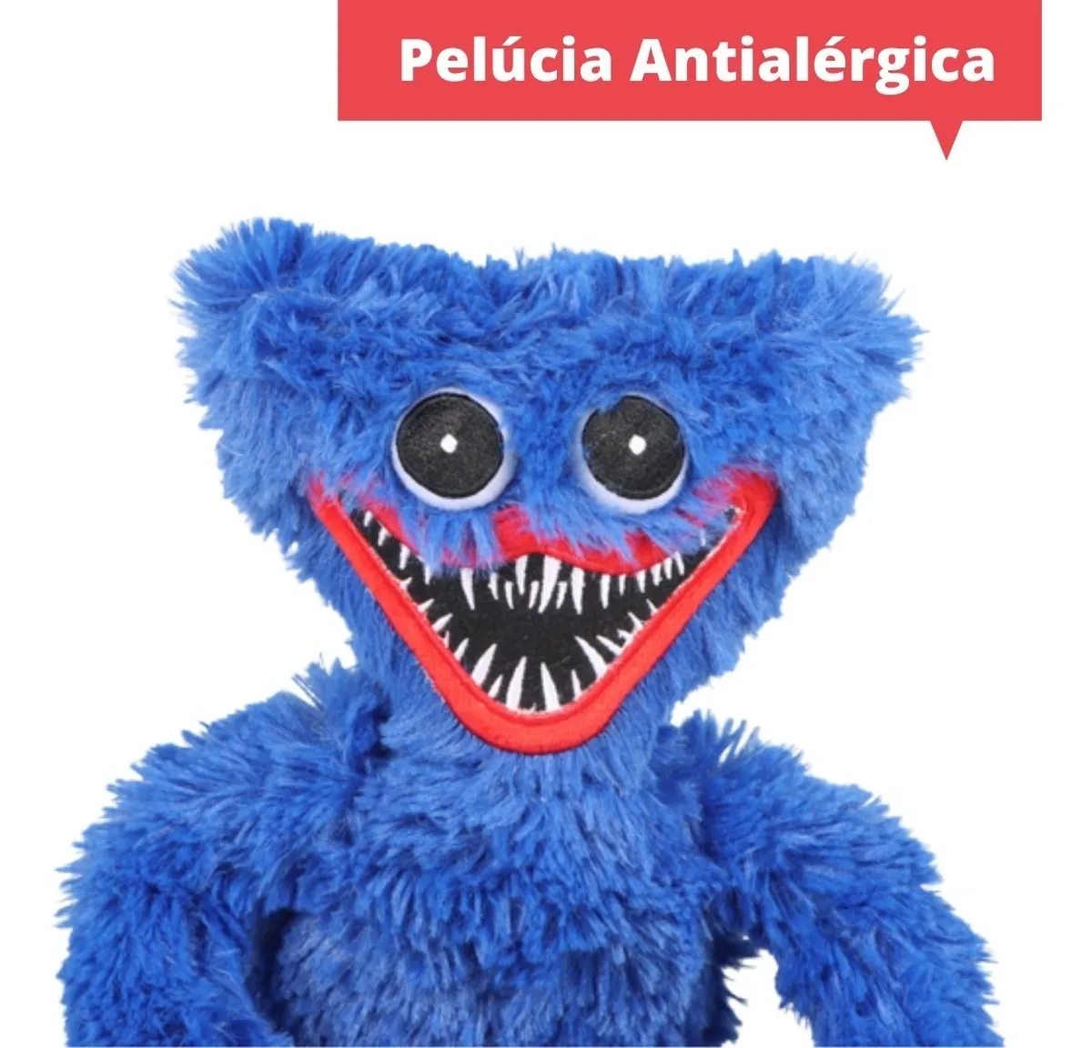 Poppy Playtime Jogo Brinquedos Boneco Pelúcia Huggy Wuggy 60CM