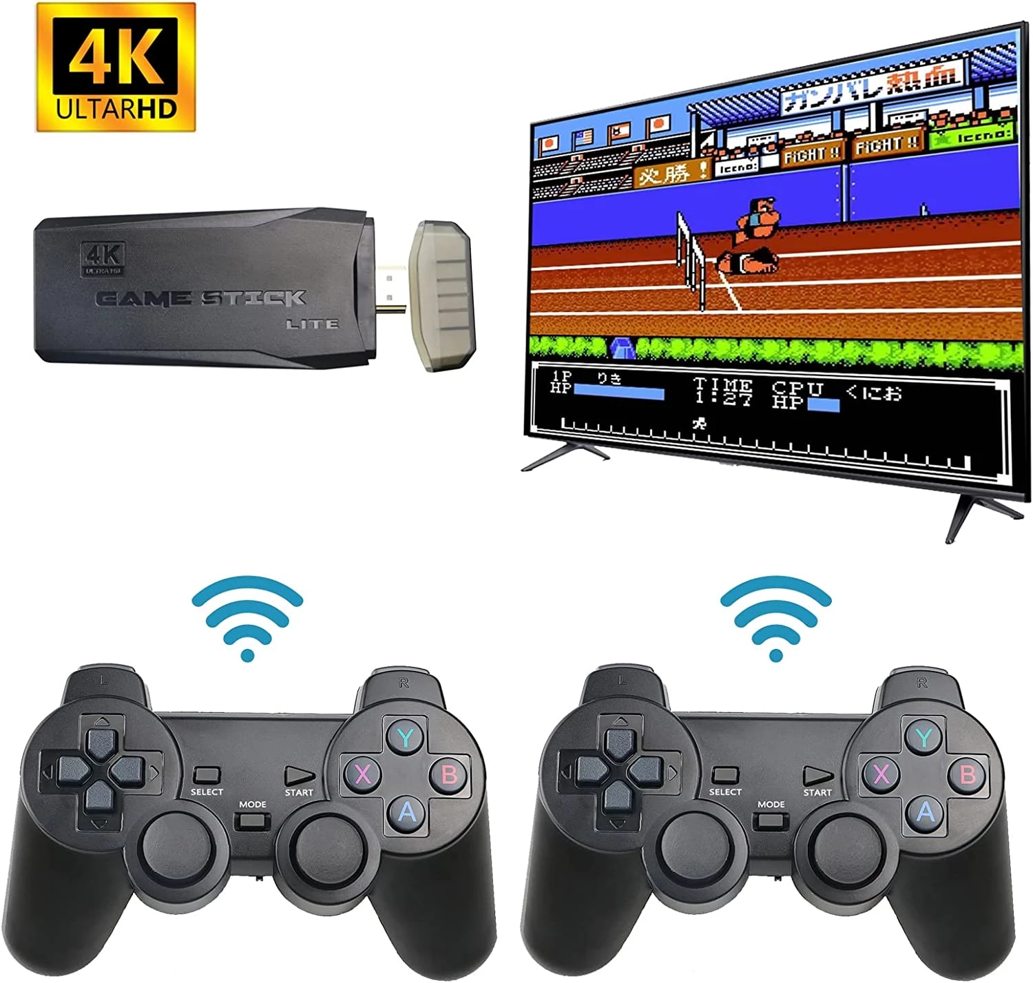 Game Stick 4K DX Modificado Sistema, Melhorado e com Jogos 100% Lista  Completa - Dantas X Games