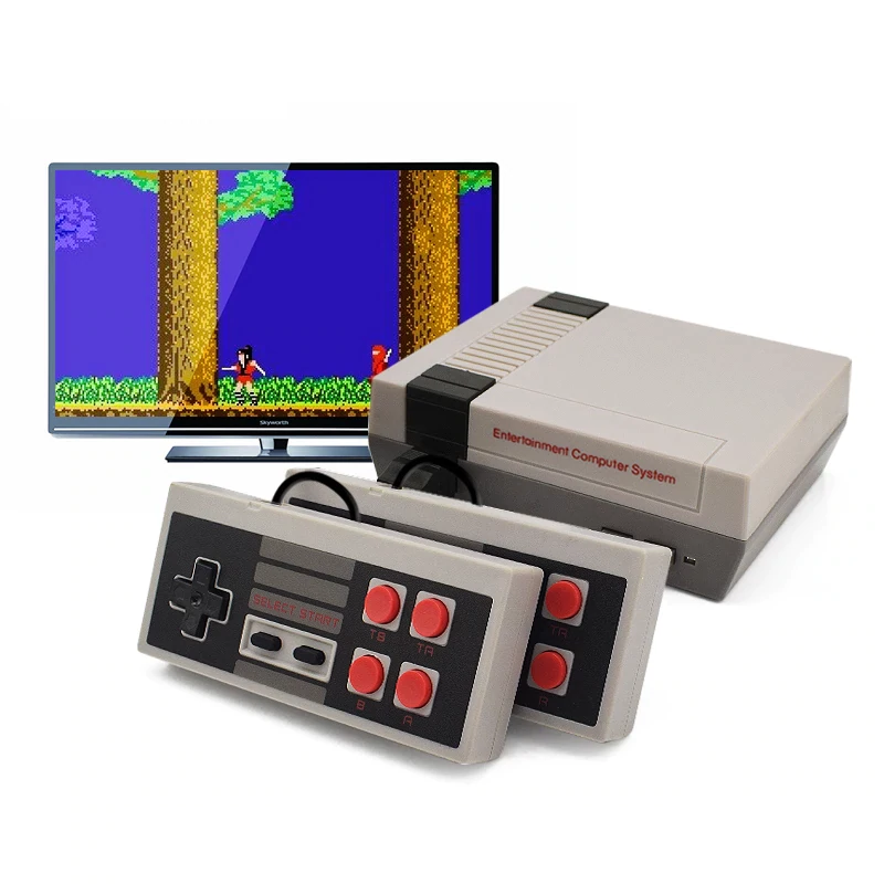 Vídeo Game Jogos Antigos Retro Console Para Tv 2 Controles Jogos Classicos